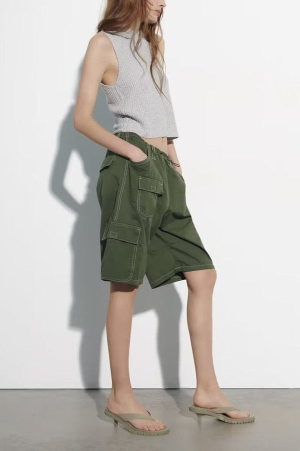 PB343 Cargo Bermuda Shorts