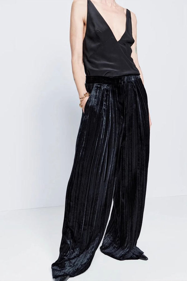 PJ711 Pleated Pants