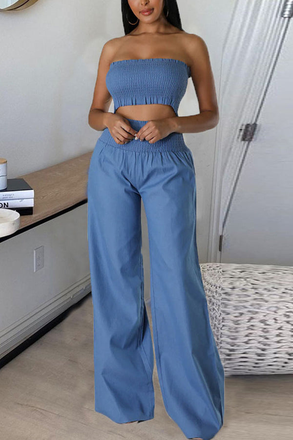 UM0112 Tube Top and Pants Set