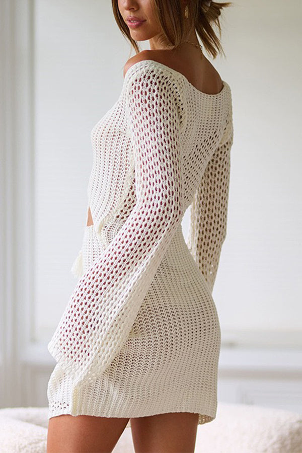 HSP1174 Knit-Crochet Cover Up