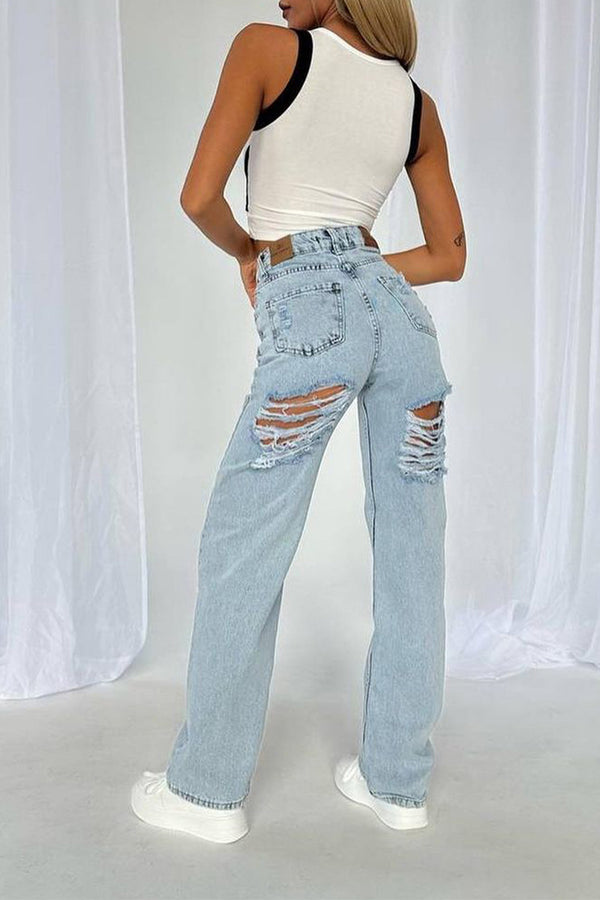 HPP1236 High-Waist Loop Pants