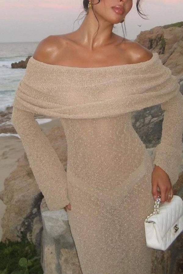 HSQ1033 Off-Shoulder Rib-Knit Swimwear