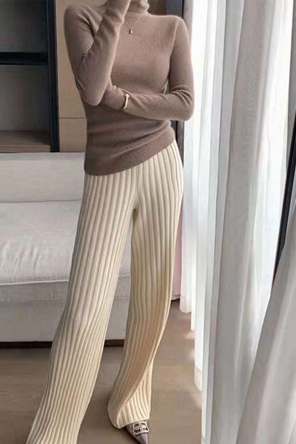 HPR1155 Luxe Ribbed Knit Pants