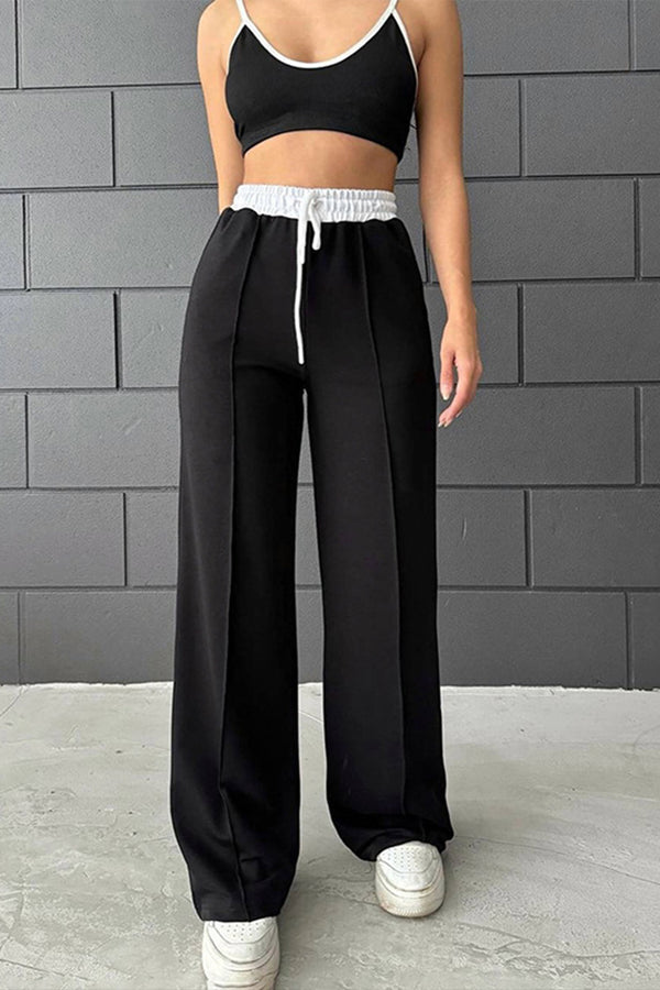 PS3152 Wide Leg Sweatpants