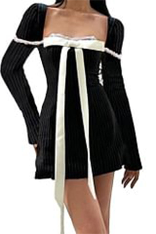 BR3285 Stripe Mini Dress