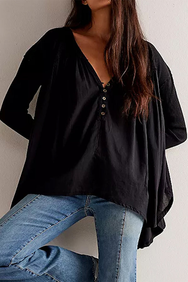 TR3312 Loose Fit Tunic Shirt Top