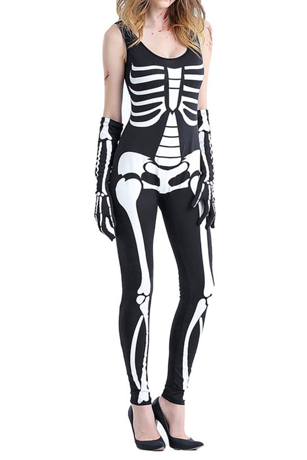 HTS1302 Spooky Skeleton Bodysuit