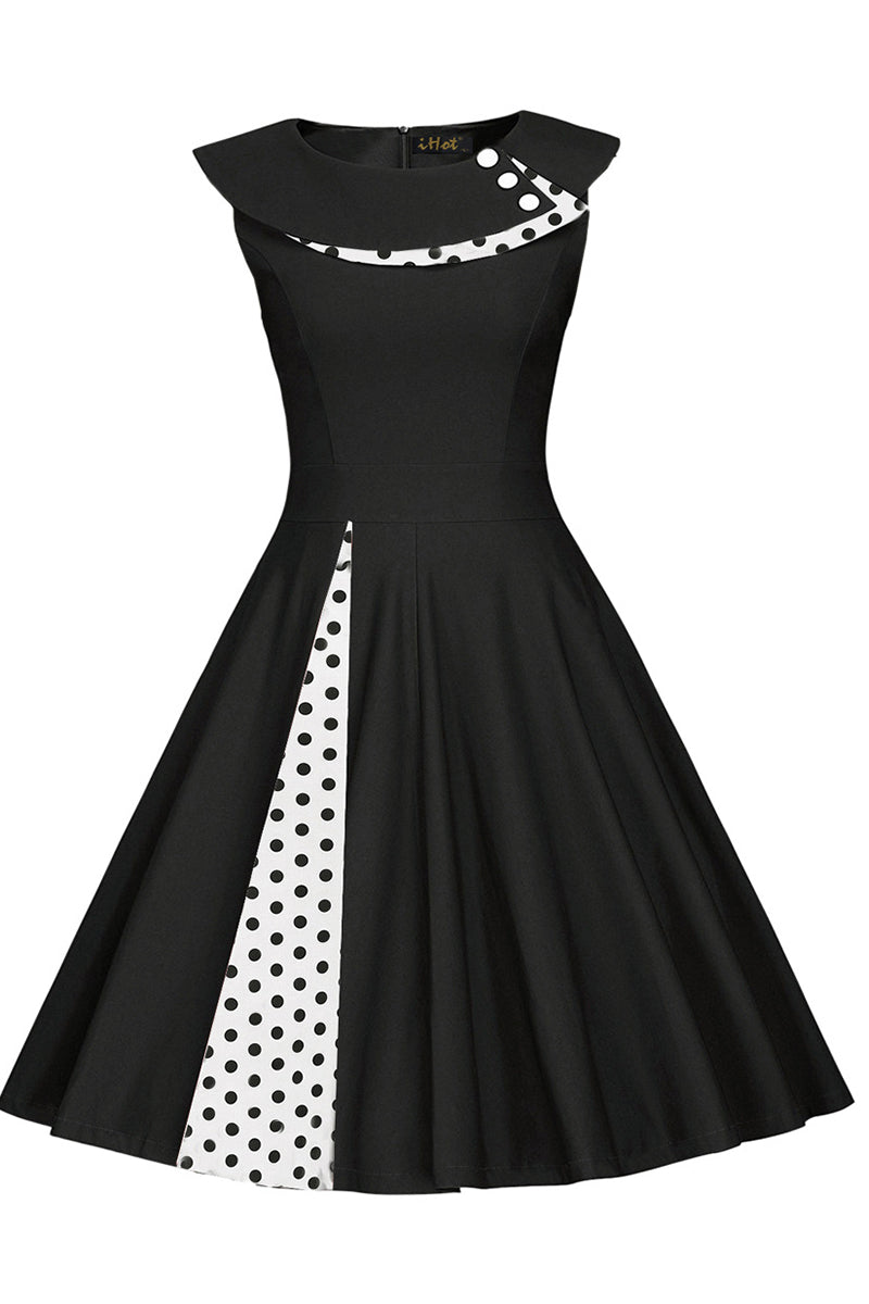 BT3156 Polka Dots Midi Dress – Beston