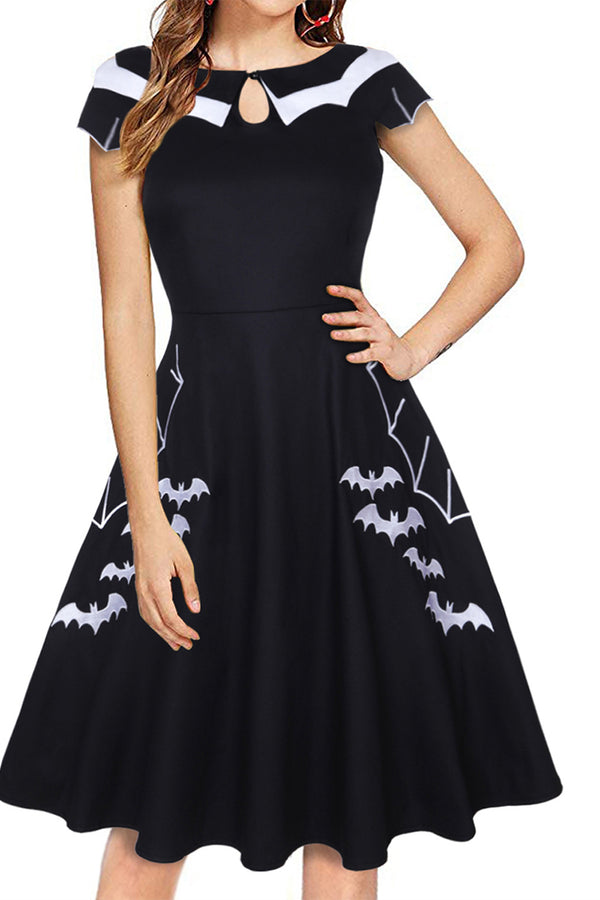 BT3155 Bat Costume Short Dress