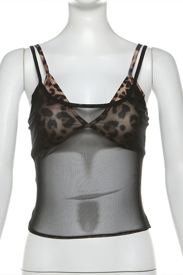 HTT1191 Wild Temptation Sheer Cami Top