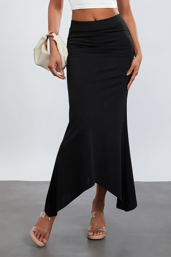 QS3184 Fishtail Long Skirt