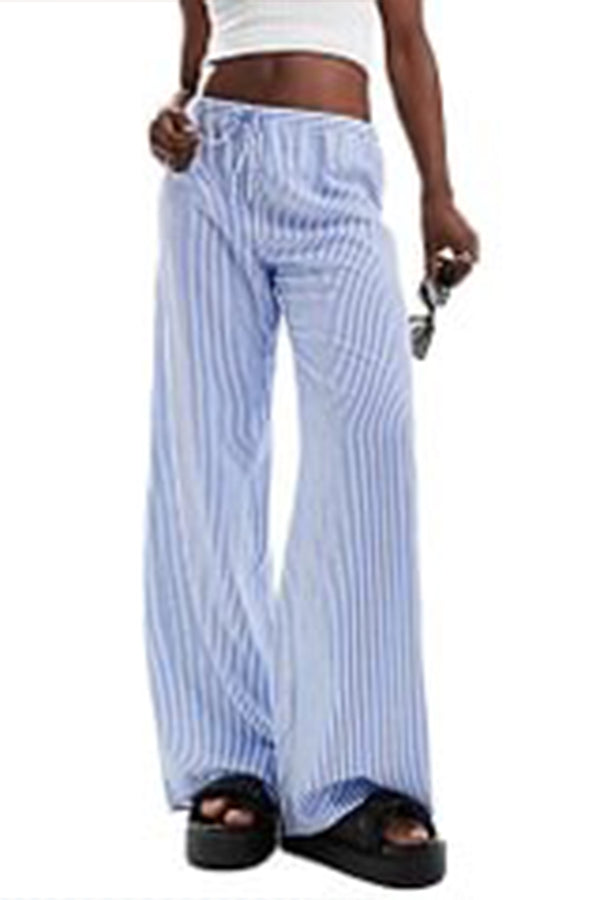 PR3270 Stripe Casual Long Pants