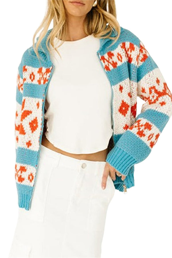 HWR1305 Sunset Stripes Cardigan