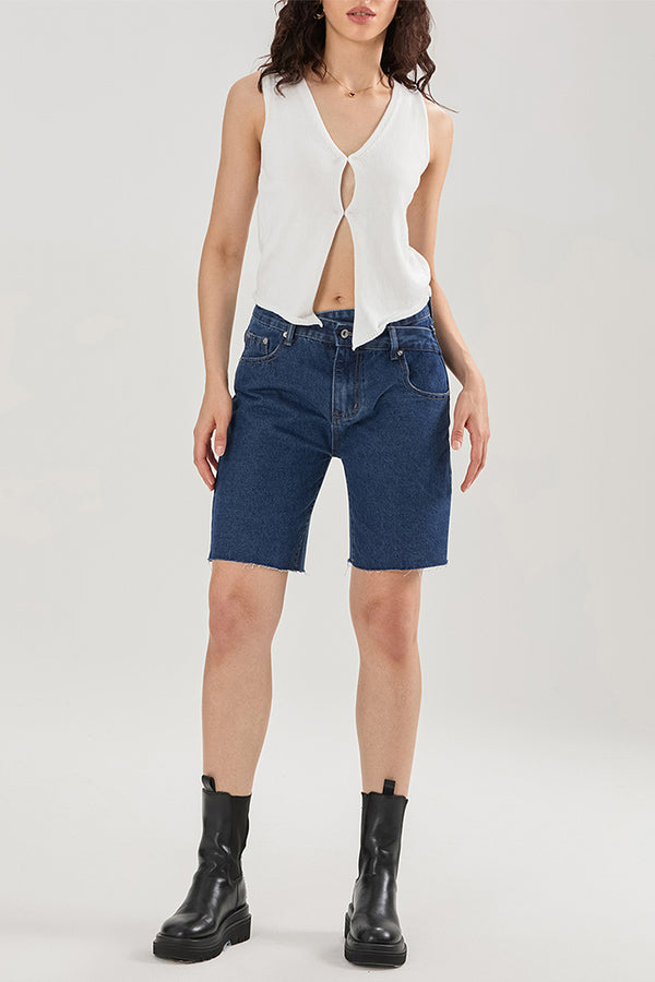 PT3099 Denim Bermuda Short Pant