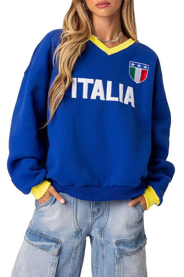 HTS1169 Italia Vintage Sweatshirt Top