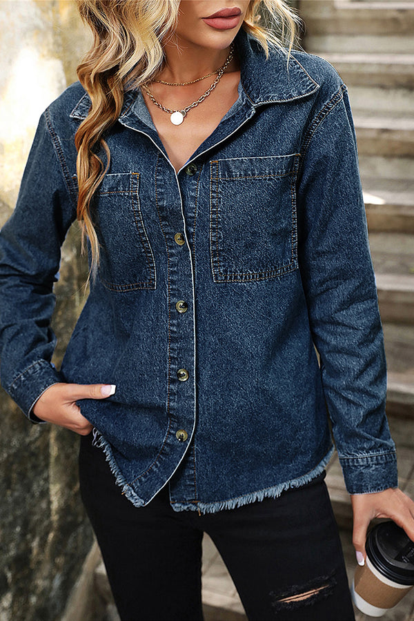 CT3110 Denim Shirt Jacket Outerwear