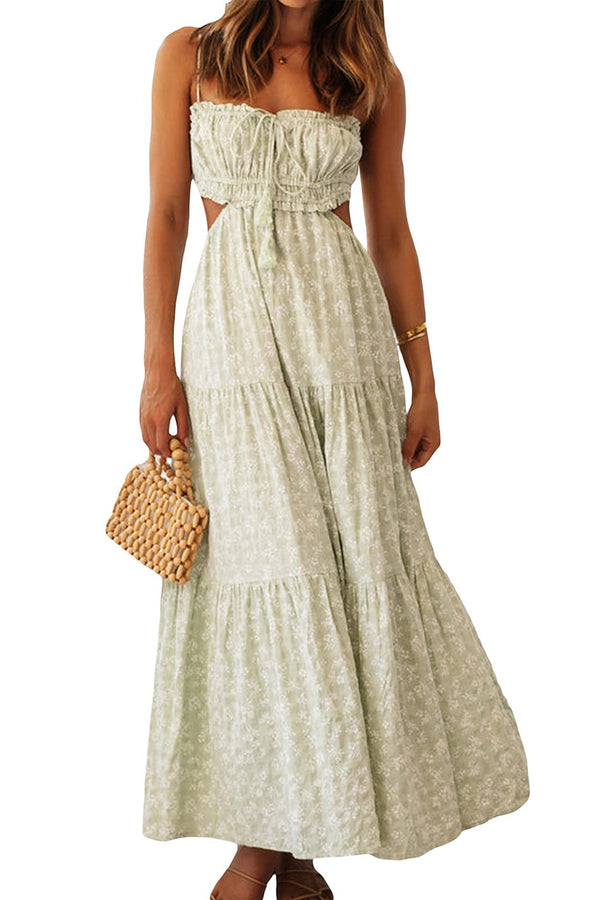 BR3224 Floral Cutout Sundress