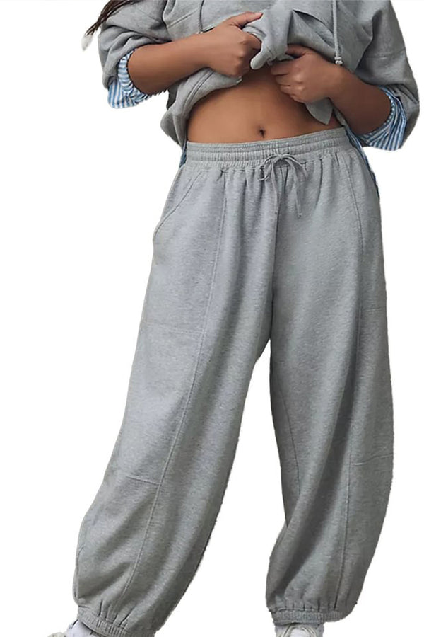 HPS1271 Relaxed Fit Drawstring Joggers Pant