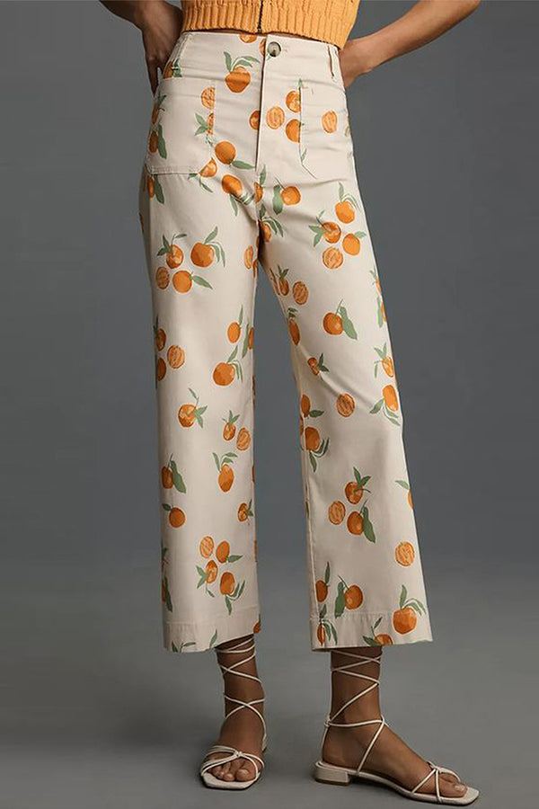 HPT1269 Citrus Grove Straight-Leg Pants