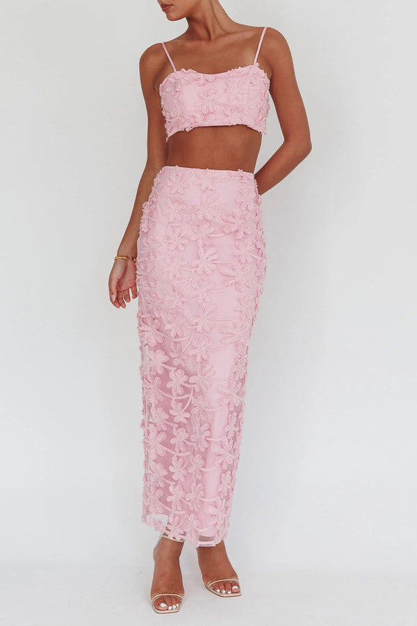 UR3120 Cami Top and Skirt Set