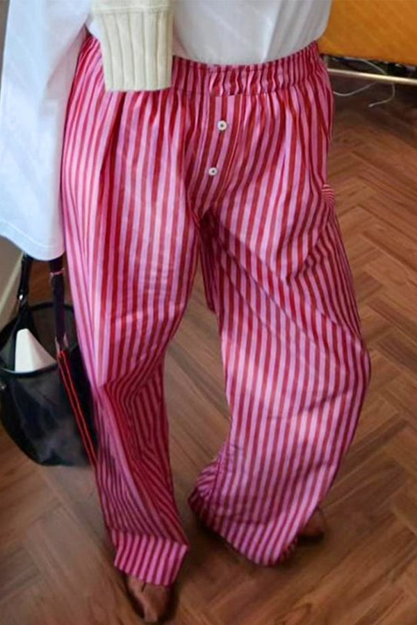 HPR1272 Striped Cozy Lounge Pants