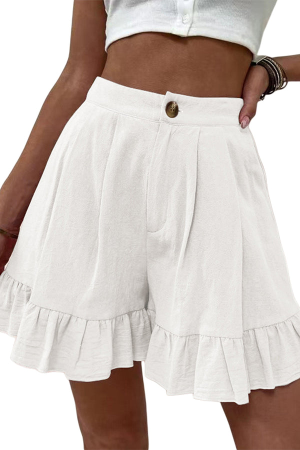 PS3296 Ruffle Casual Shorts Pant