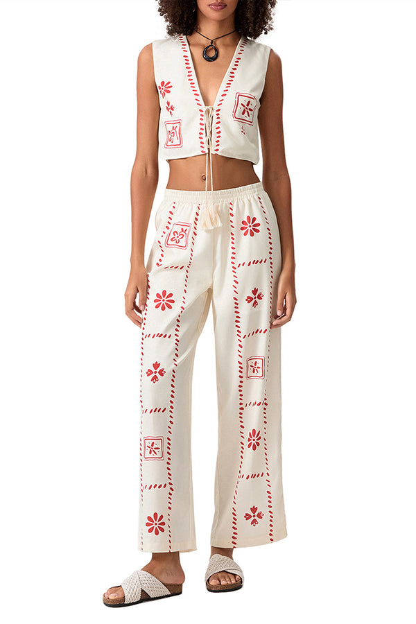 UT3135 Boho Shirt and Pants Set