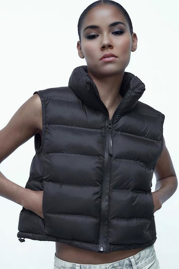 DG762 Puff Zip Up Vest