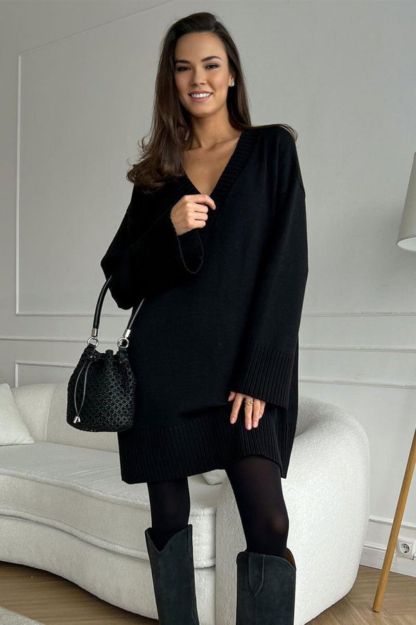 WH0200 Long Sleeve Knitted Sweater