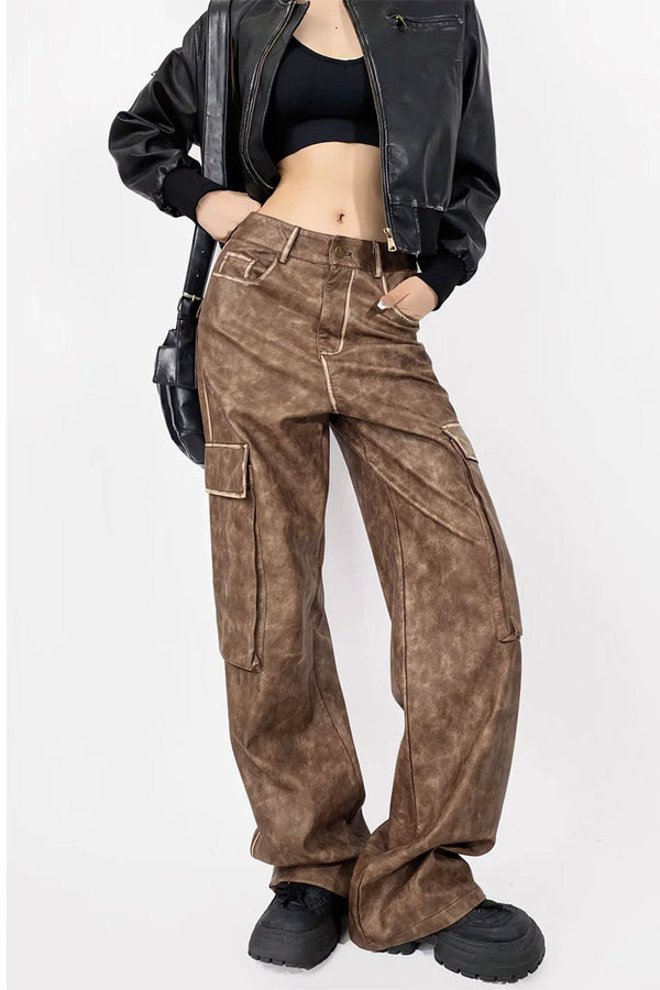 PH727 High Waisted Cargo Pants